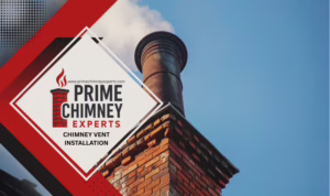 Prime Chimney Experts performing chimney vent installation in the Dallas–Fort Worth area.