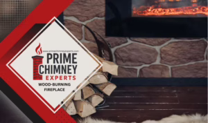Prime Chimney Experts performing wood-burning fireplace installation and maintenance in the Dallas–Fort Worth area.